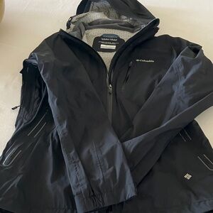 Columbia Women's Black Performance Rain Jacket